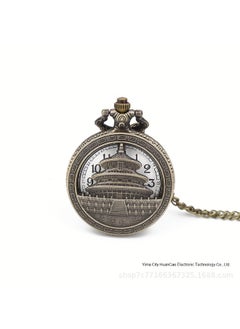 NIBEMINENT Vintage Metal Analog Pocket Watch Unisex Casual Style  - Image 2