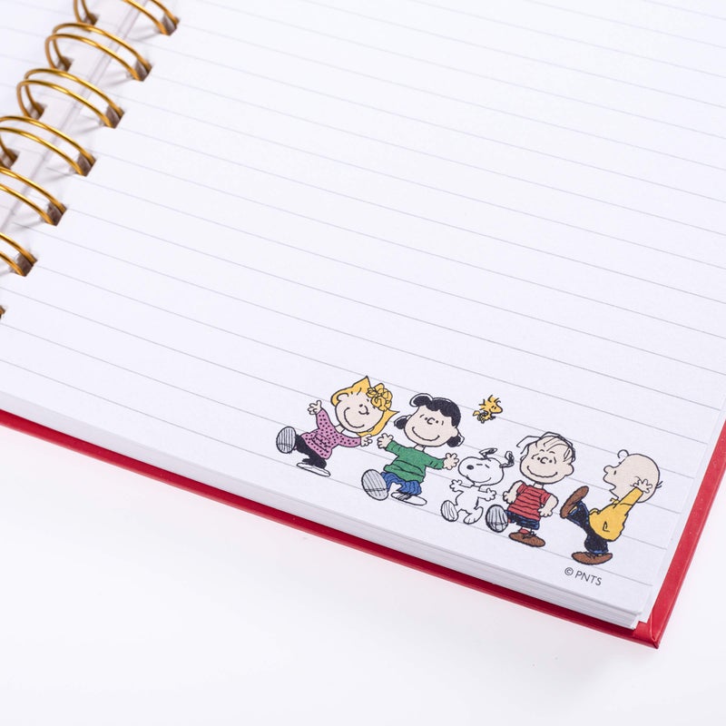 Graphique Peanuts Gang Hard Cover Journal w/Charles Shultz's Beloved Peanuts Characters, Fun, Durable Notebook for Notes, Lists, Recipes, and More, 160 Ruled Pages, 6.25" x 8.25" x 1" - Image 5
