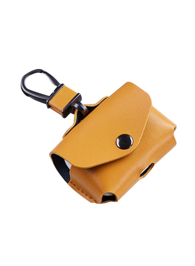 Raxoom Case Cover For Apple AirPods Pro Leather Earphones Shockproof Protective Case Yellow