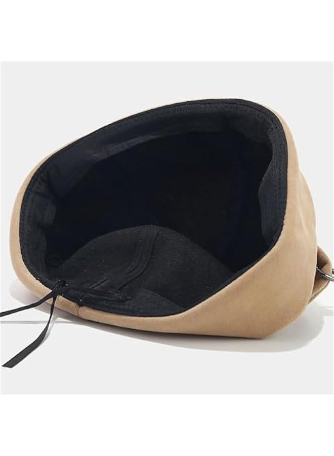 Generic Fall Winter Beanie Hats for Women Men Bear Ear Skull Cap Brimless Cap Adjustable Docker Cap  - Image 5