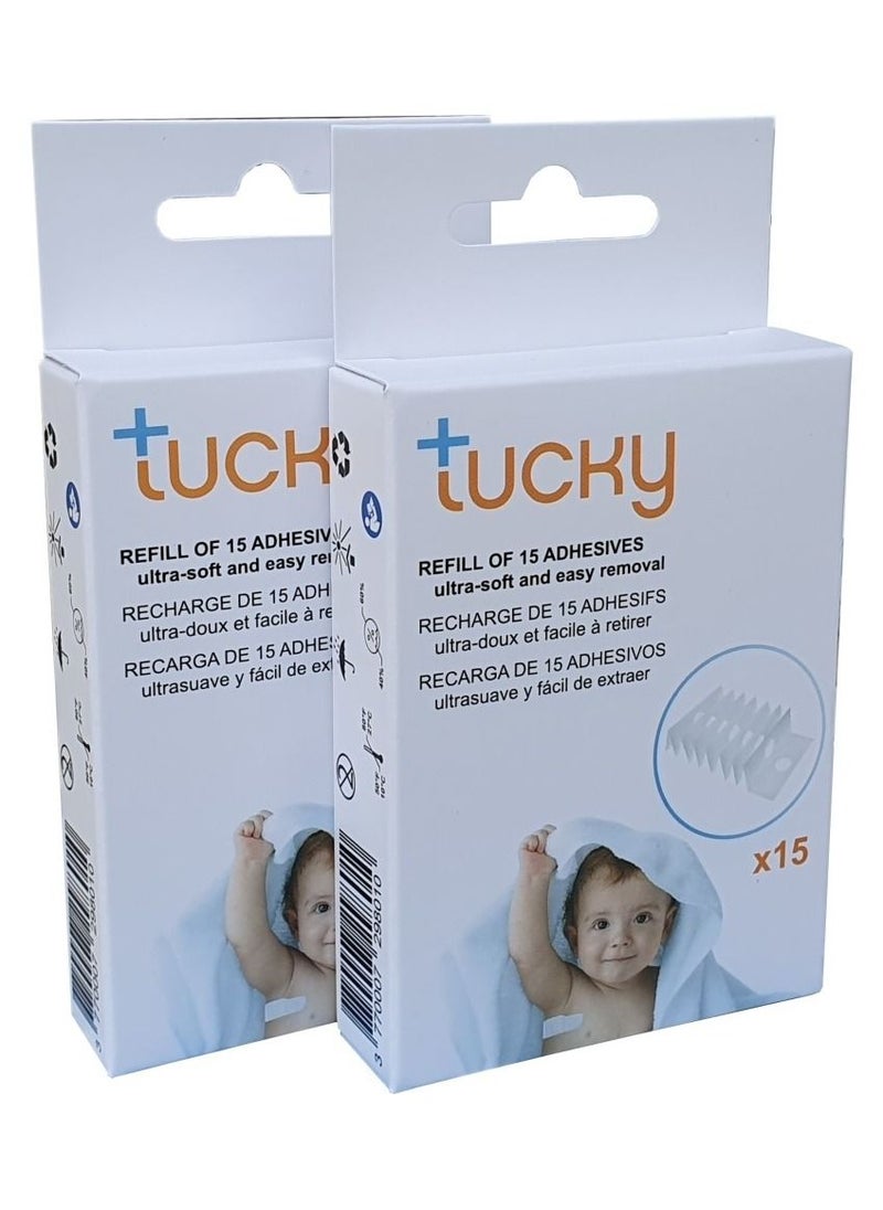 tucky Tucky Adhesive Refill Kit for Tucky Smart Baby Thermometer - Pack of 15 