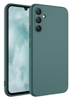 MIGOFAST Samsung Galaxy A55 5G Jelly  Case Cover Soft Silicone Slim fit TPU Case Light weight Back Cover Matte Finish Shockproof Cover Anti fingerprint Case Designed For A55 5G Green  - Image 1