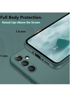 MIGOFAST Samsung Galaxy A55 5G Jelly  Case Cover Soft Silicone Slim fit TPU Case Light weight Back Cover Matte Finish Shockproof Cover Anti fingerprint Case Designed For A55 5G Green  - Image 3