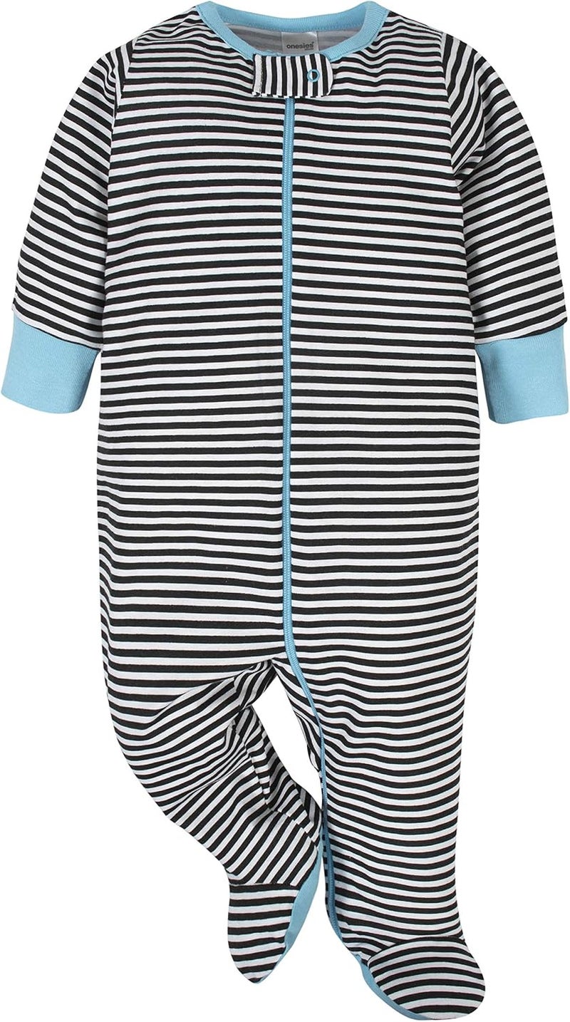 Onesies Brand ملابس اطفال سليب اند بلاي من ونزيز براند، مجموعة من 4 قطع - Image 4