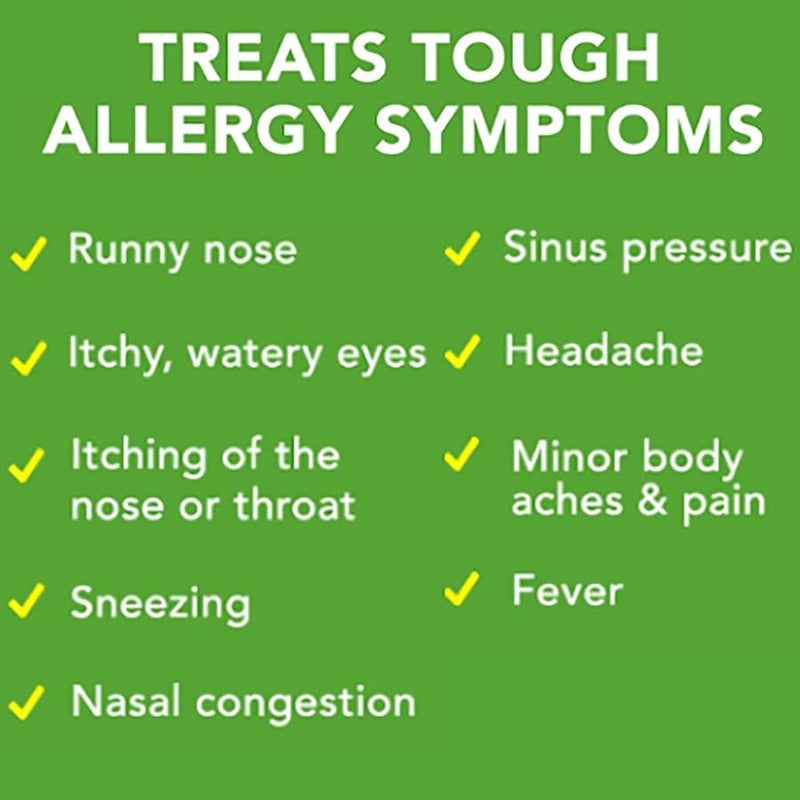 Advil Allergy & Congestion Relief (20 Count), Antihistamine, 200mg Ibuprofen Pain Reliever/Fever Reducer & Nasal Decongestant, One Tablet Dose - Image 2