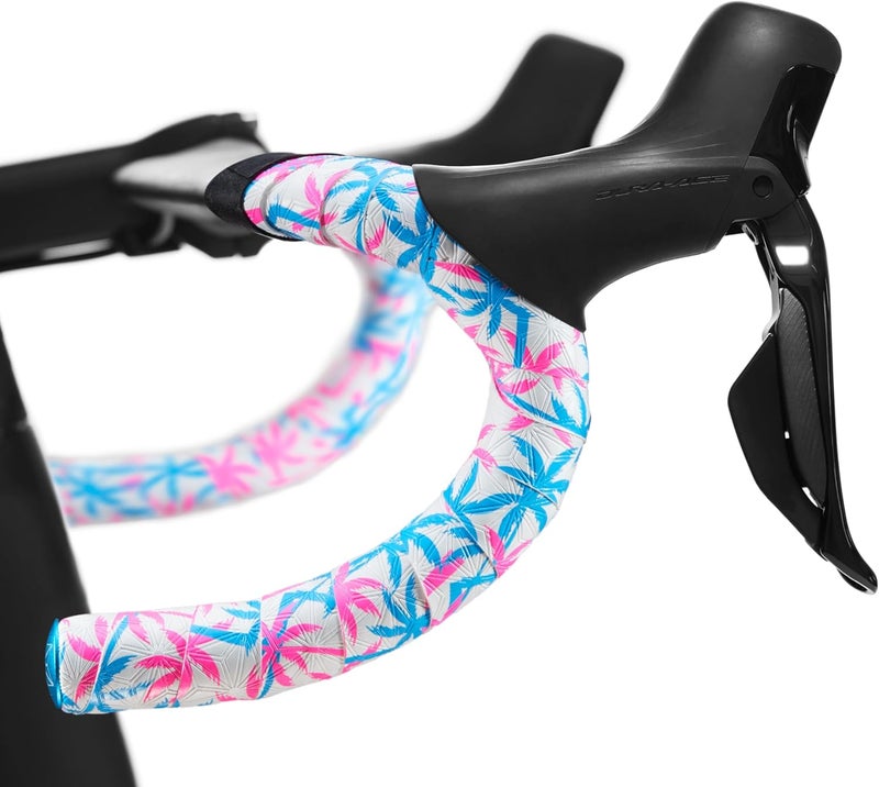 Supacaz Super Sticky Kush Bike Handlebar Tape – Anti-Slip Grip & Comfort– 220 cm x 3 cm – Miami - Image 2