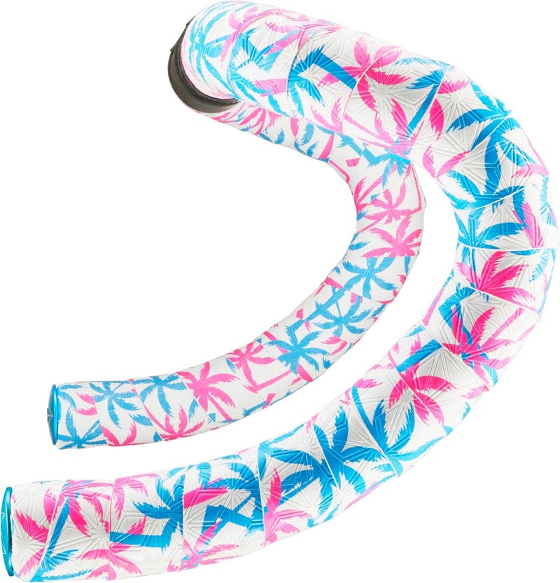Supacaz Super Sticky Kush Bike Handlebar Tape – Anti-Slip Grip & Comfort– 220 cm x 3 cm – Miami - Image 1