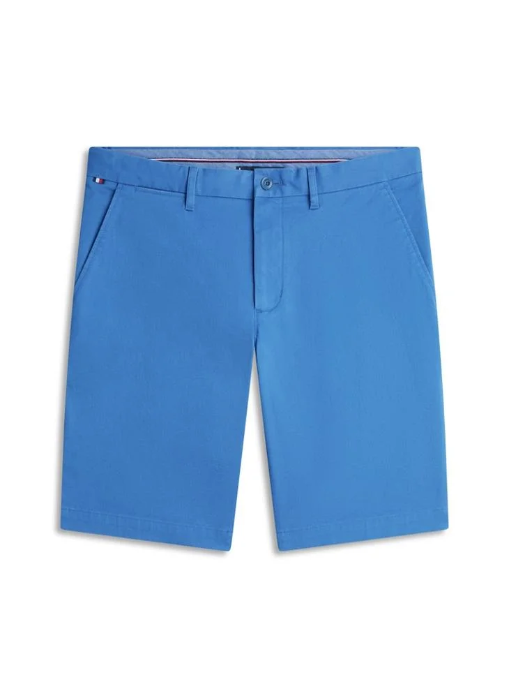 Tommy Hilfiger Angora Blue Essential Harlem Twill Short for Men | Best Price UAE