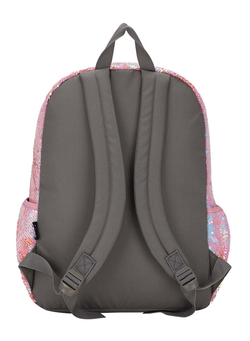 CUBS Unicorn Print Waterproof Kids 28L Glittery Backpack with zip closure Ideal for 5-12 years girls, compatible with 15 inch laptop - Image 3