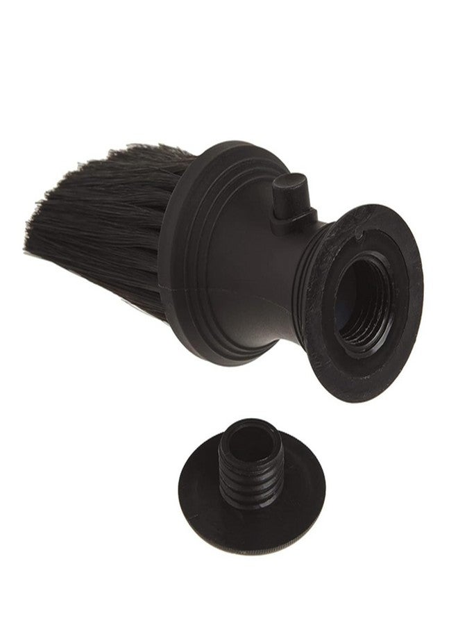 Diane Neck Duster with Powder Dispenser Barber and Salon Brush to Remove Loose Hair from Neckline and Ears, Soft Nylon Bristles, Stand Up Base, 6.25” - Image 3