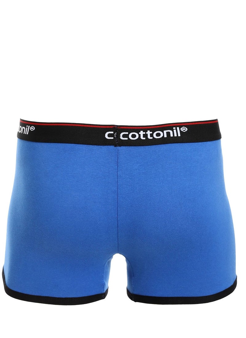 COTTONIL - Cottonil - Men Boxer Solid-BLue - Image 1