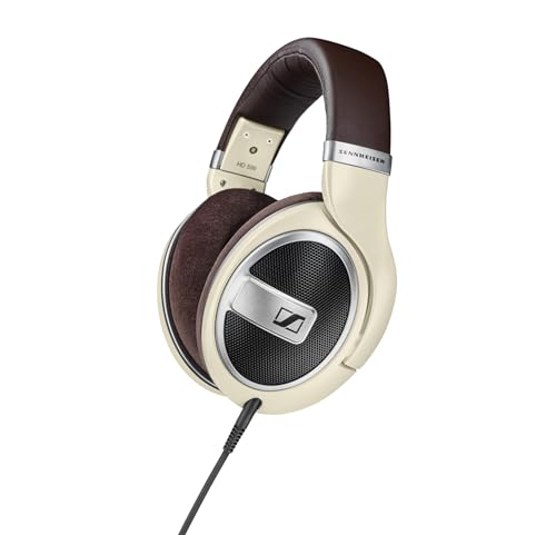 Sennheiser سماعات رأس SENNHEISER HD 599 مفتوحة من الخلف بلون العاج - Image 1