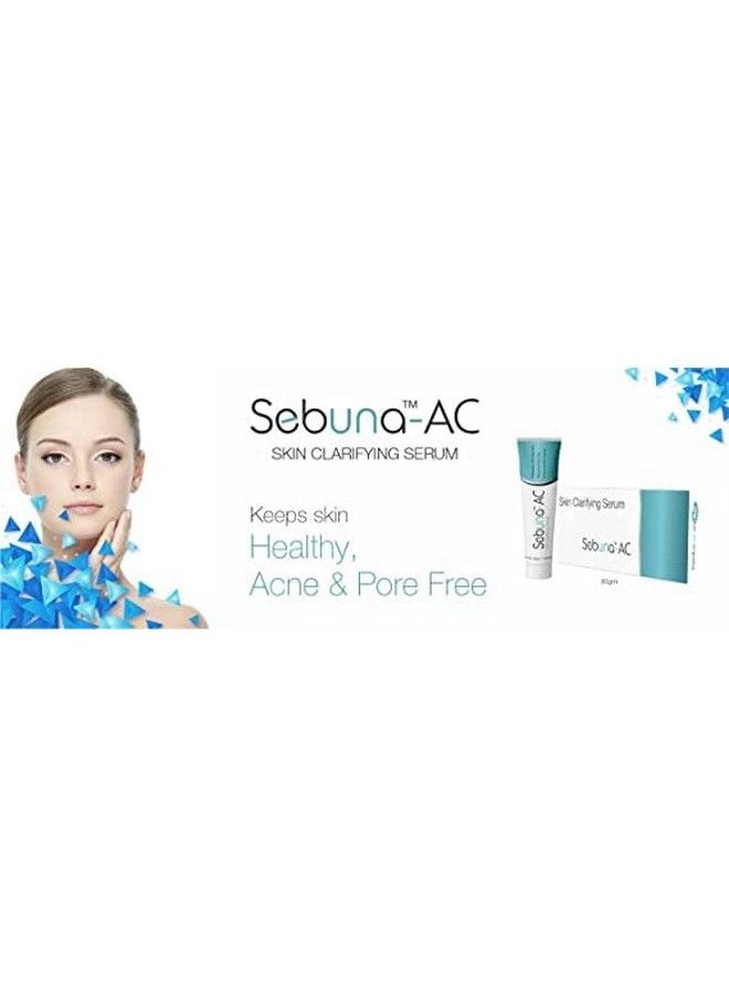 Organext Pharmaceuticals - Sebuna Ac Skin Clarifying ; Face Serum 30Gm(Pack Of 2) - Image 1