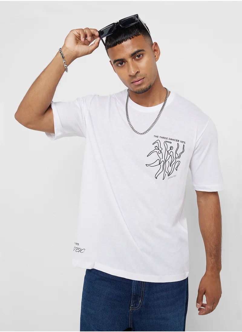 Seventy Five Oversized Graphic T-Shirt
