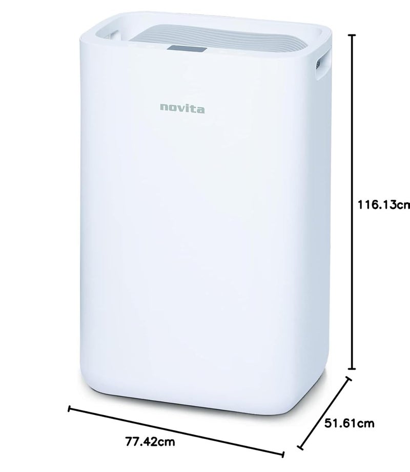 Origin De Humidifiers Novita Origin Dehumidifier Nd 128 With 13 LitresDay Extraction Capacity Auto Shut Off Function - Image 5