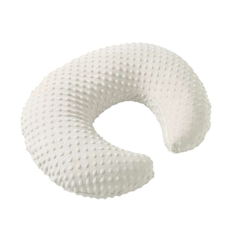 Aullar Nursing Pillow and Positioner with Cover for Breastfeeding and Bottle Feeding, Propping Baby, Tummy Time, Baby Sitting Support, Awake-Time Support (Beige, 22" x 17.7" x 5.9") - Image 3