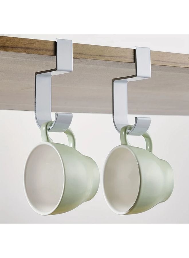 خطافات الألومنيوم الأسود لخزانة المطبخ، مثبتة على الحائط، سهلة التركيب - Image 3