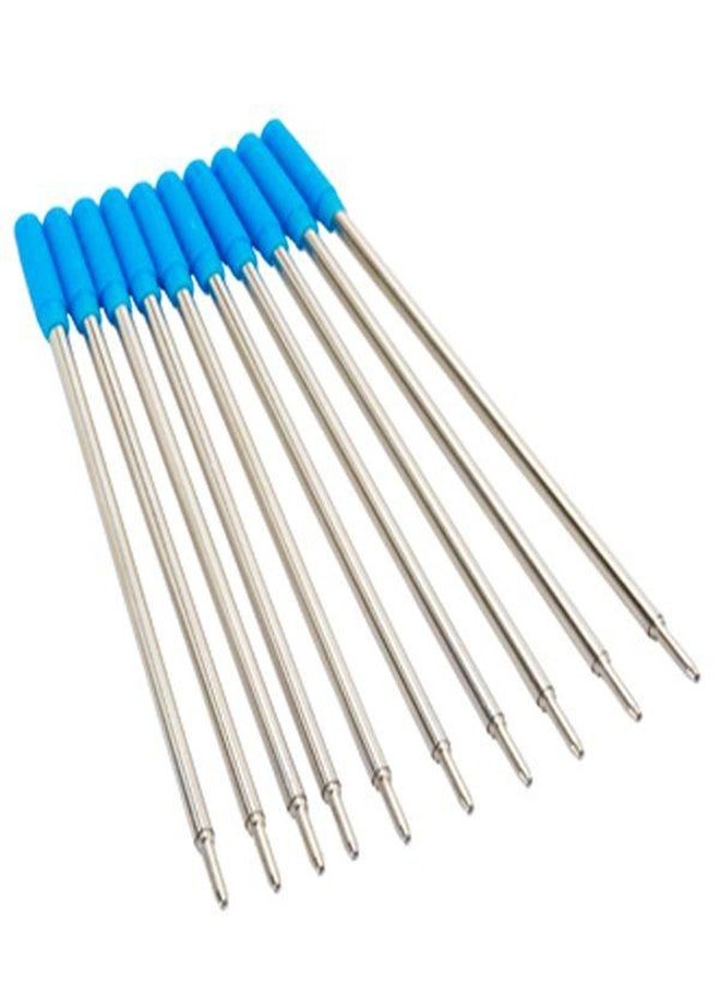 Woodriver Pen Replacement - 10 Refills, Blue - Image 1