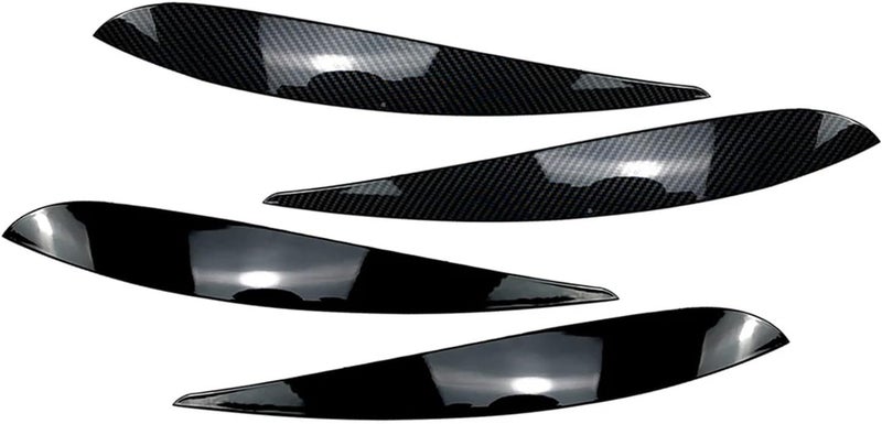 QASULER Car Headlight Eyebrow Trim for VW Polo 9N - Image 2