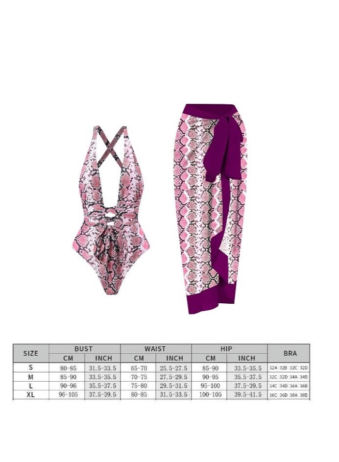 Y&D 2-Piece Women Swimsuit with Skirt Holiday Beach Dress Female Retro Swimwear Vintage Surf Wear Summer - Image 2