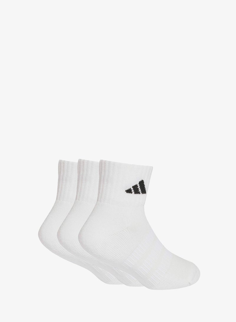 Adidas Kids 3 Pack Cushioned Ankle Socks - Image 2