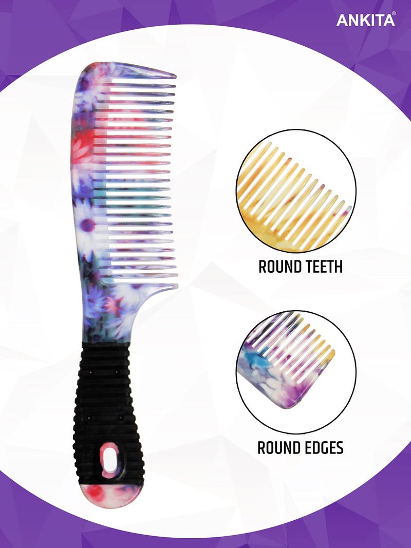 ANKITA Hand Finished Printed Comb with Hand Grip(CP 913) - Image 2