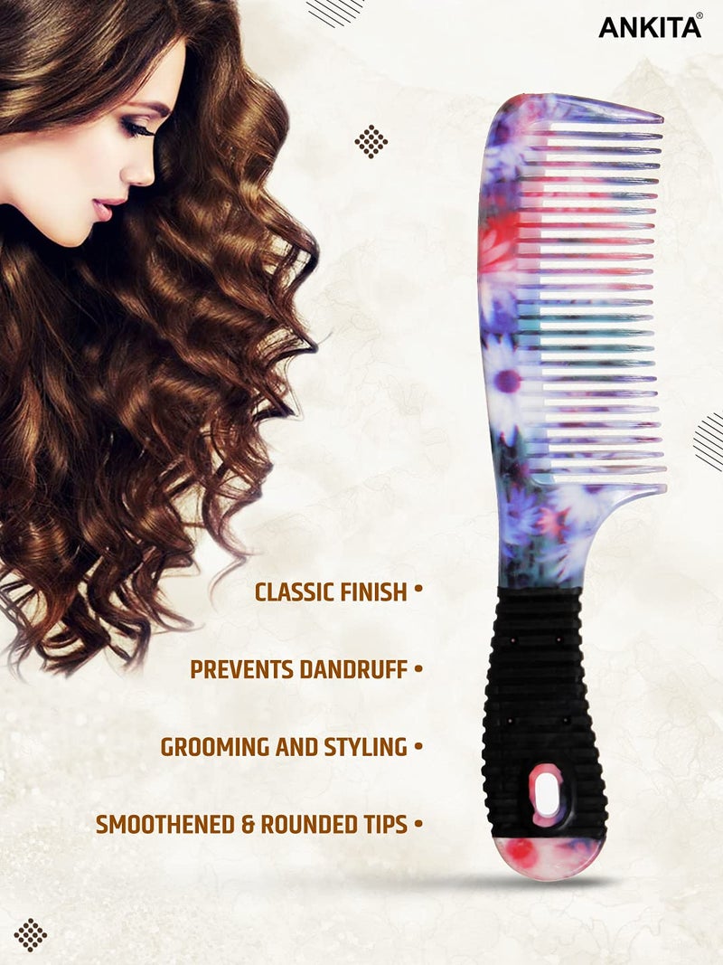 ANKITA Hand Finished Printed Comb with Hand Grip(CP 913) - Image 4
