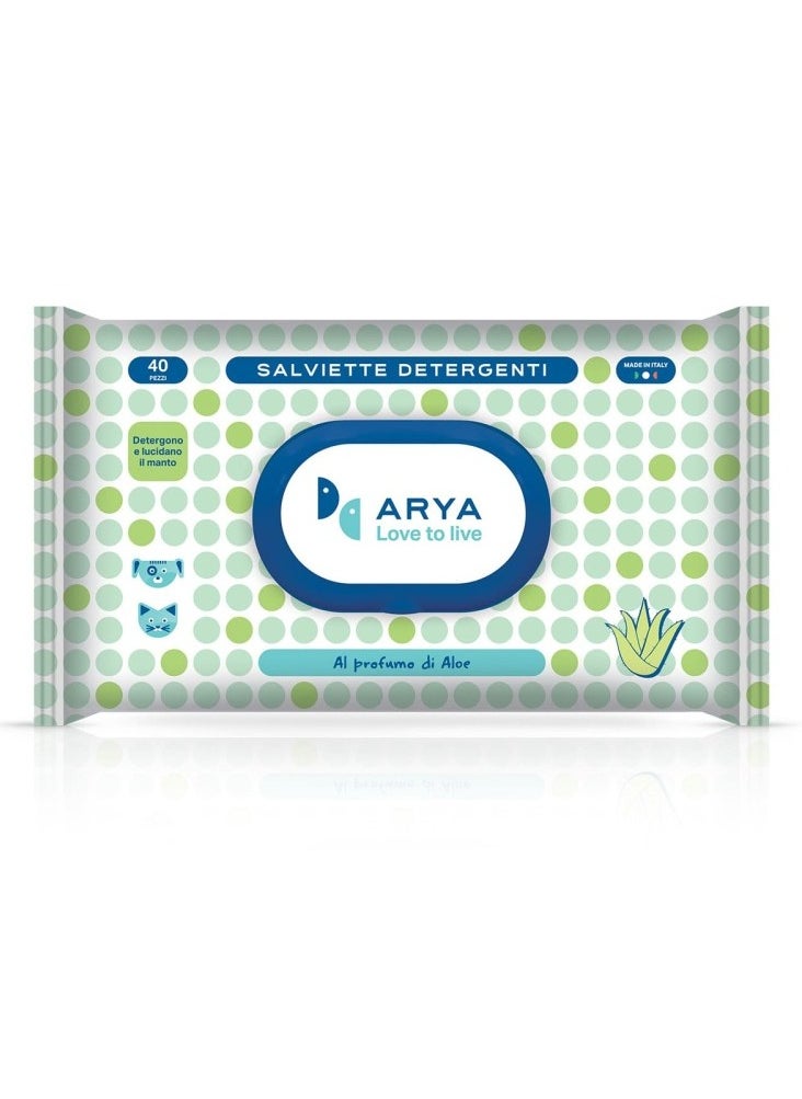 LindoCat 40-ARYA Wet Wipes Aloe 
