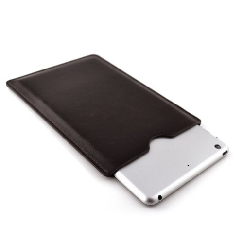 Dockem Executive Sleeve for iPad Mini 6, 5, 4, 3, 2, 1: Premium Synthetic Leather Tablet Case: Slim, Microfiber Lined, Professional, Protective Cover (Dark Brown) - Image 3