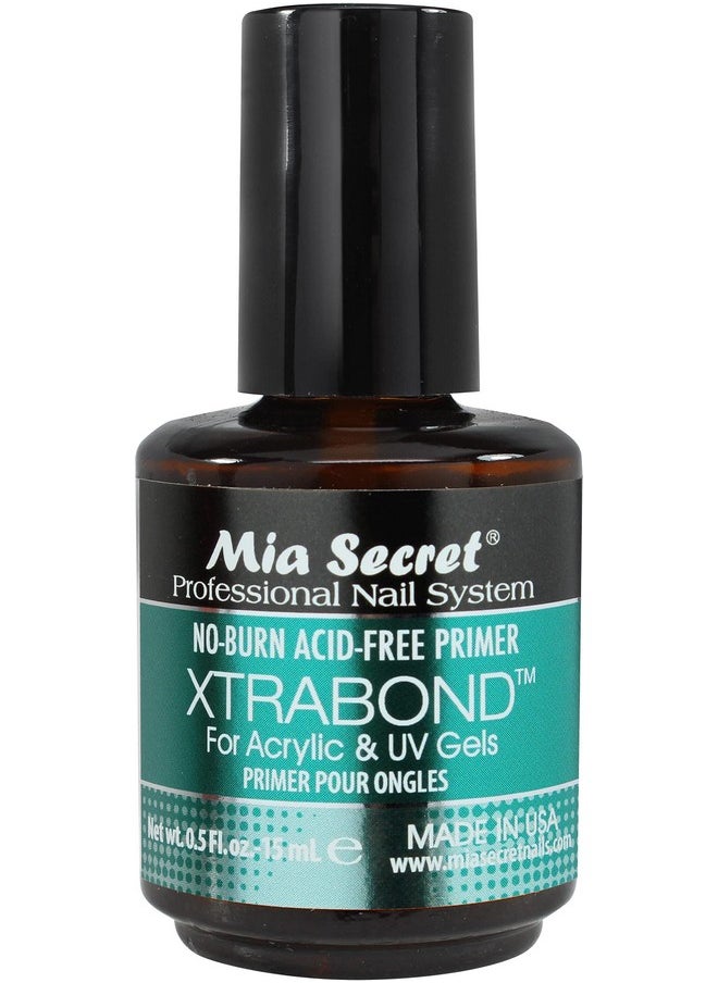 MIA SECRET Mia Secret XTRABOND No-Burn Acid-free Primer 1/2 oz. for Acrylic and UV Gels  - Image 1