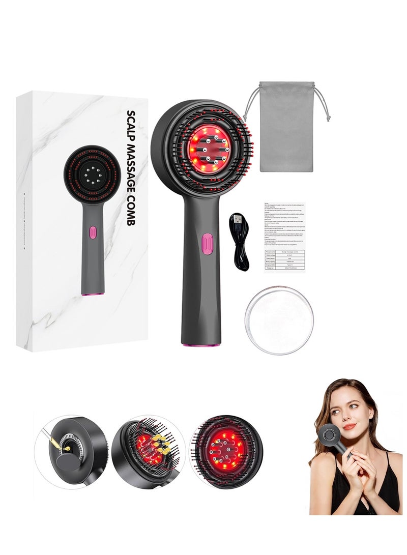 Beauenty 3 In 1 Hair Oil Applicator Scalp Massager Brush With Hair Oil Applicator Waterproof Head Scratcher Hair Massager Scalp For Hair Growth Relaxation Ipx7 Waterproof Scalp Oil Applicator - Image 1