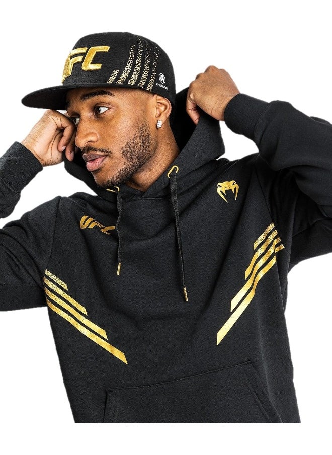 VENUM Venum mens Ufc Venum Replica Men's Hoodie - Black Hooded Sweatshirt  - Image 2