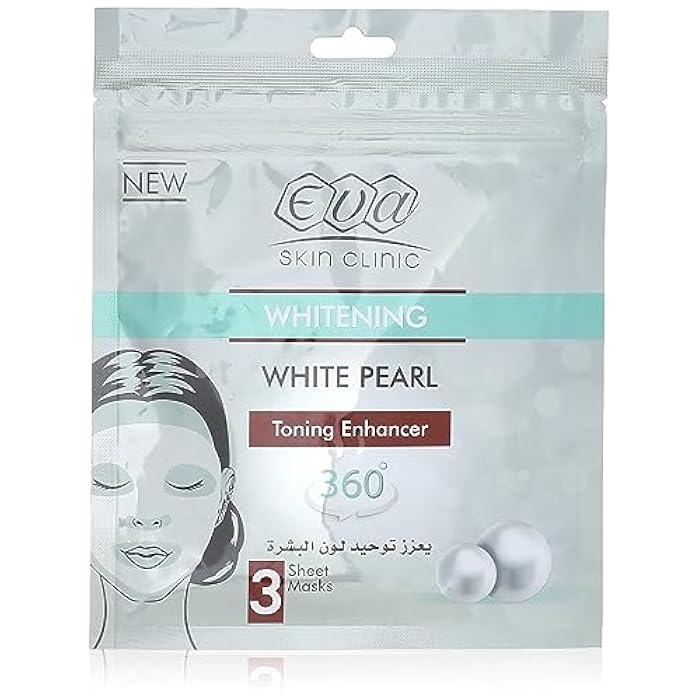 Eva skin clinic white pearl sheet mask( 3 sheet) - Image 1