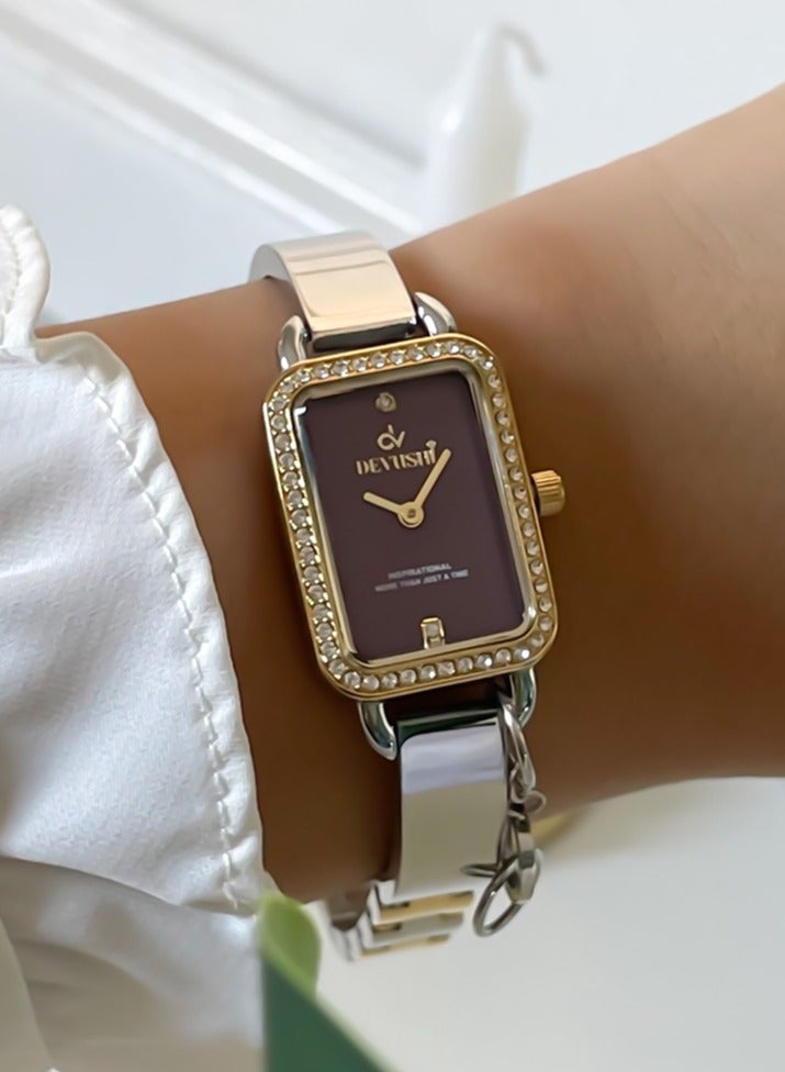 ديفوشي ساعة يد نسائيه ملفته و انيقه ضد الماء - Image 1