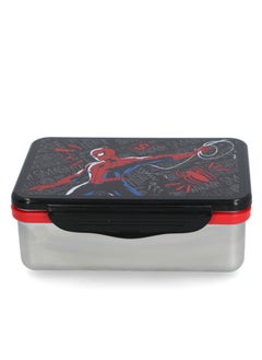 Stainless Steel Rectangular Spiderman Themed Lunch Box Multicolor 193ml - pzsku/Z06FF45BD96E8399F5614Z/45/_/1723975747/0b18cc08-c413-4954-83a6-8fb7a32a27d5