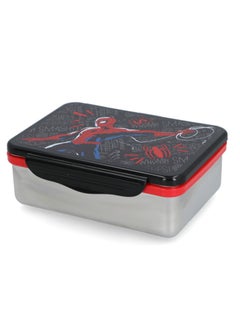 Stainless Steel Rectangular Spiderman Themed Lunch Box Multicolor 193ml - pzsku/Z06FF45BD96E8399F5614Z/45/_/1723975767/13867611-e775-4b72-ac60-614c9288ae4b