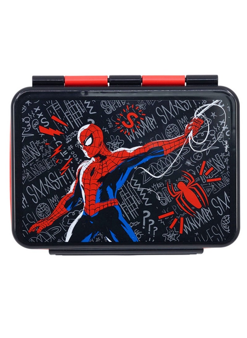 ستور صندوق غداء مستطيل من الفولاذ المقاوم للصدأ بتصميم سبايدر مان، متعدد الألوان، 193 مل - Image 4