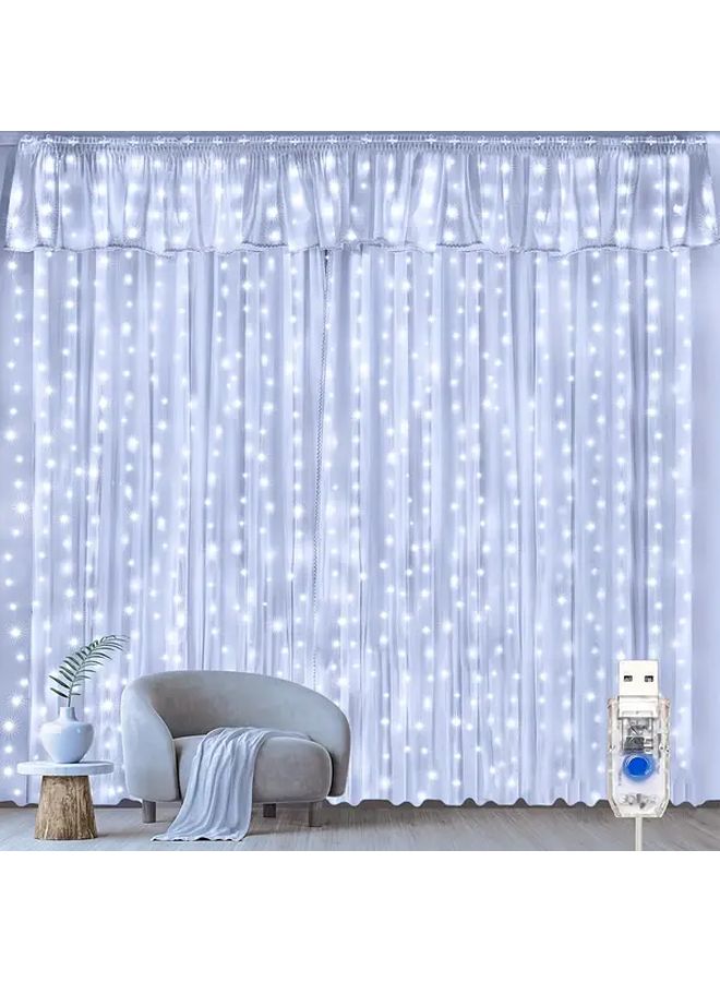 100 مصباح LED USB ستارة فيري أضواء دافئة بيضاء ديكور داخلي خارجي - Image 1
