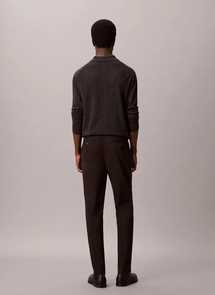 CALVIN KLEIN Slim Tapered Sateen Chino Trouser