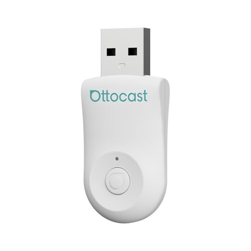 OTTOCAST Mini 2025 Wireless CarPlay & Android Auto 2-in-1 Adapter, Plug & Play, 5GHz WiFi, Auto Connect for iPhone & Android, Fits 98%+ OEM Wired CarPlay Cars - Image 1