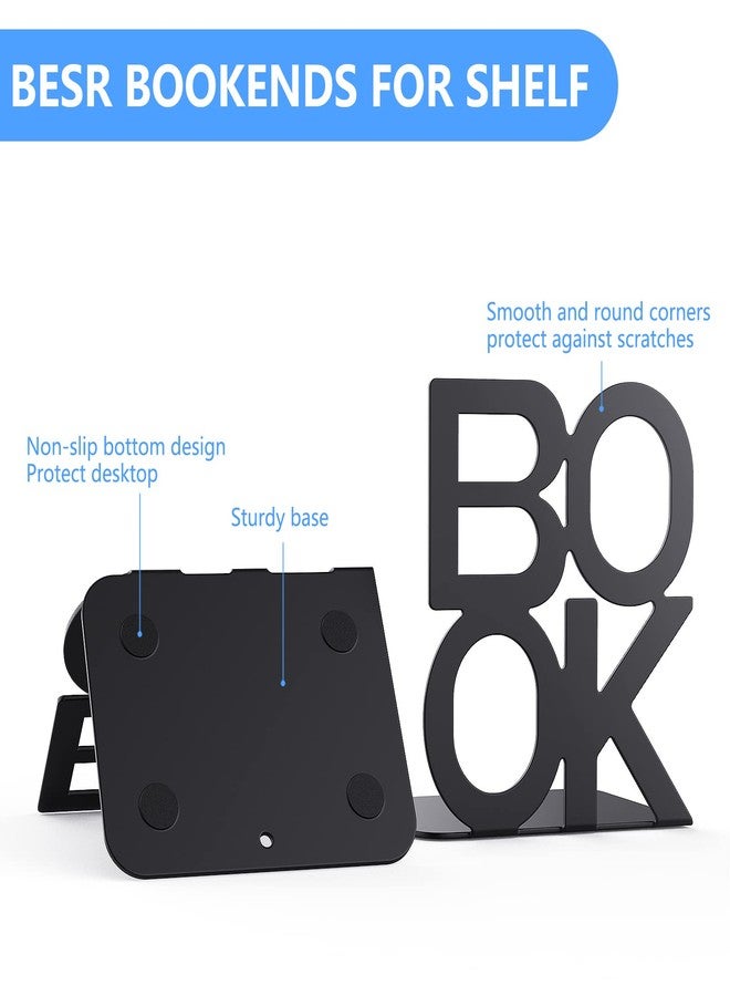 shikaman مساند كتب، دعامات مساند الكتب لرفوف المكتب، تُستخدم مساند الكتب للكتب، تصميم فريد، شديدة التحمل - Image 4