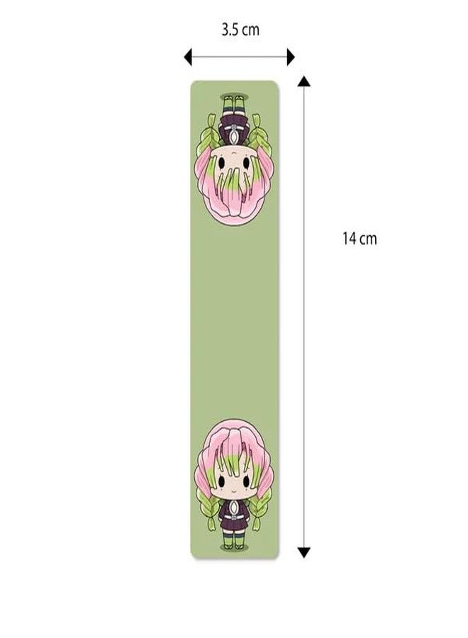 OneOclock Anime Bookmarks Demon Slayer Chibi - Set of 9 Magnetic Bookmarks | Best Gift for Readers, Book Enthusiast & Fans I Naruto | Fridge Magnets (Demon Slayer Chibi) - Image 4