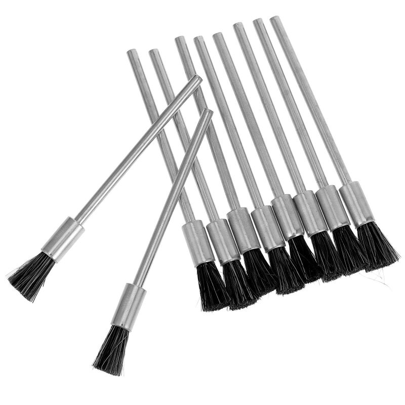 10 Pcs Industrial Wire Brush Set With Extended Steel Handles For Rust And Welding Cleaning - Image 2