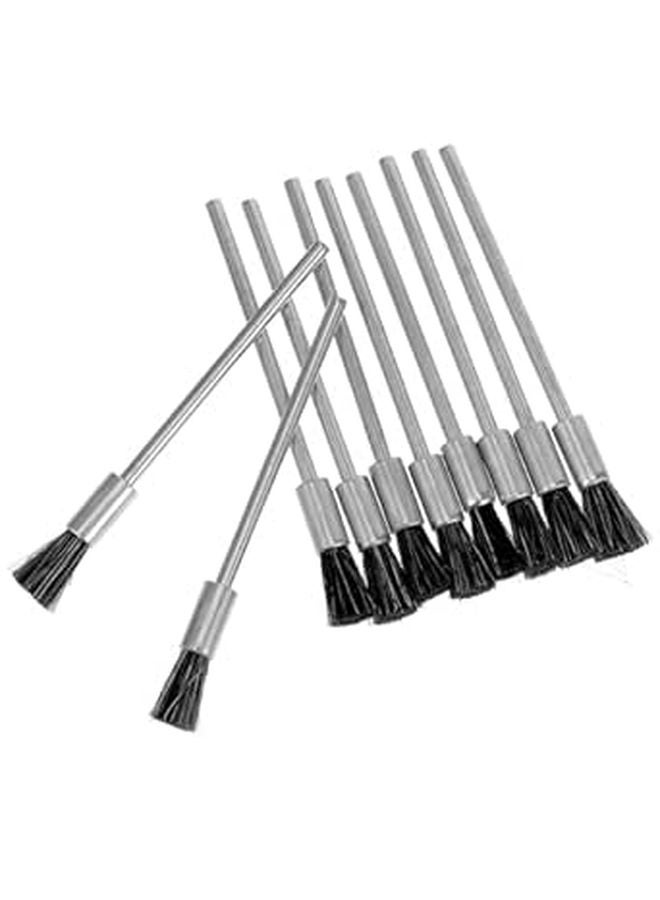 10 Pcs Industrial Wire Brush Set With Extended Steel Handles For Rust And Welding Cleaning - Image 1