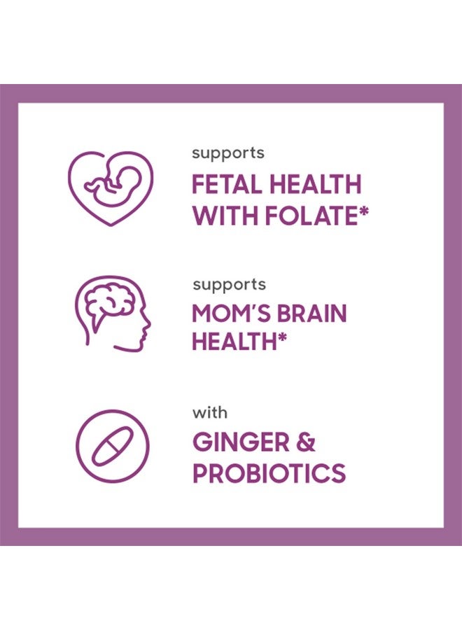 Rainbow Light Rainbow Light Prenatal One High Potency Daily Multivitamin with Folate, Ginger and Probiotics; Supports Mom and Baby from Conception to Nursing; Vegan, 150 Tablets,* Pack May Vary  - Image 5
