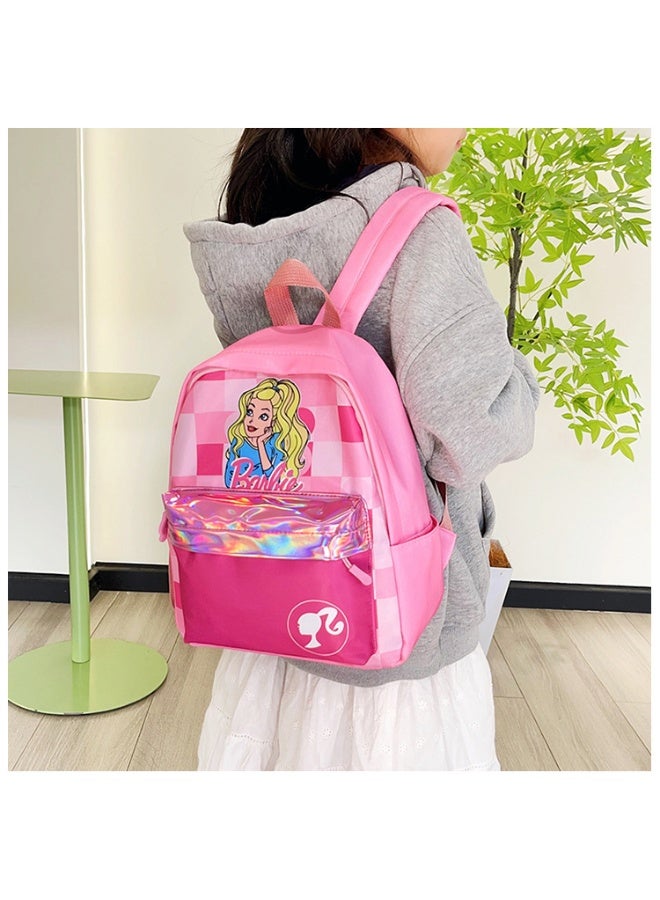 Barbie Princess Pink Children's Backpack Kindergarten Schoolbag Girl Cartoon Cute Baby Backpack Lightweight Travel Student Backpack - Image 3