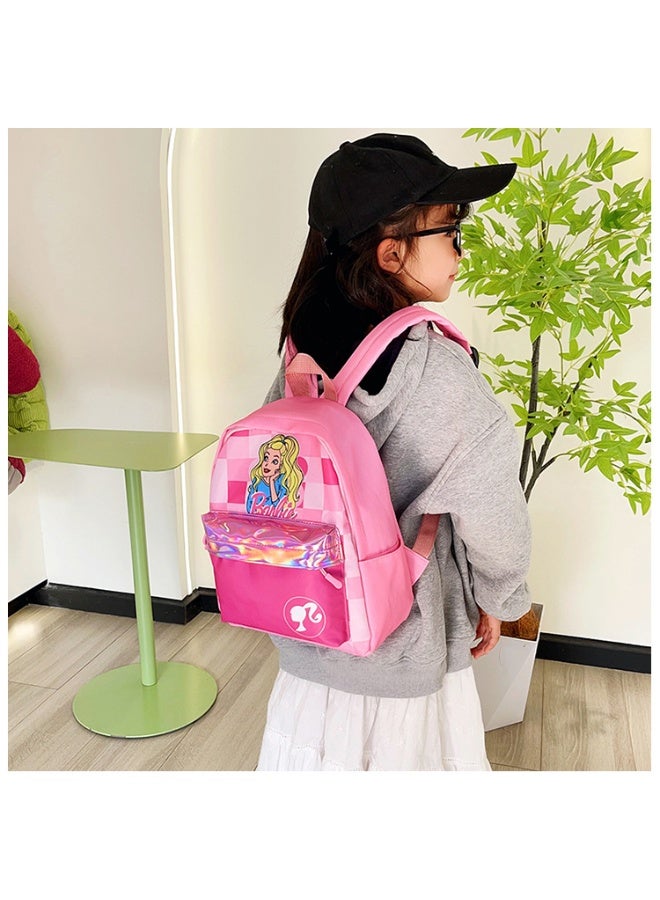 Barbie Princess Pink Children's Backpack Kindergarten Schoolbag Girl Cartoon Cute Baby Backpack Lightweight Travel Student Backpack - Image 4