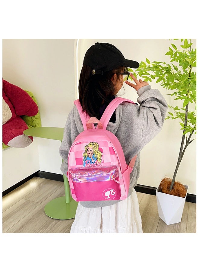 Barbie Princess Pink Children's Backpack Kindergarten Schoolbag Girl Cartoon Cute Baby Backpack Lightweight Travel Student Backpack - Image 2
