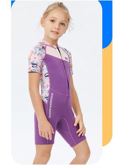 Royee Kids 2.5mm Warm Wetsuit One Piece UV Protection Shorty Suit  - Image 4