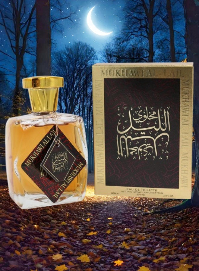 Al Maraseem 7 Pieces Mukhawi Al Lail Perfume 100ML - Image 2